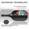 KUAVETO Pickleball Paddles Set, All The DIY Fun You can Have with Landscape-AM95 Pattern Custom Made Honeycomb Polymer Core- Includes 2 Paddles, 4 Balls, and a Carry Bag view 3