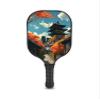 KUAVETO Pickleball Paddles Set, All The DIY Fun You can Have with Landscape-AM95 Pattern Custom Made Honeycomb Polymer Core- Includes 2 Paddles, 4 Balls, and a Carry Bag view 4