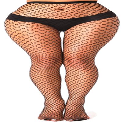 VOAKOW Black Fishnet Stockings Womens High Waist Tights for Women Party Mesh Stockings