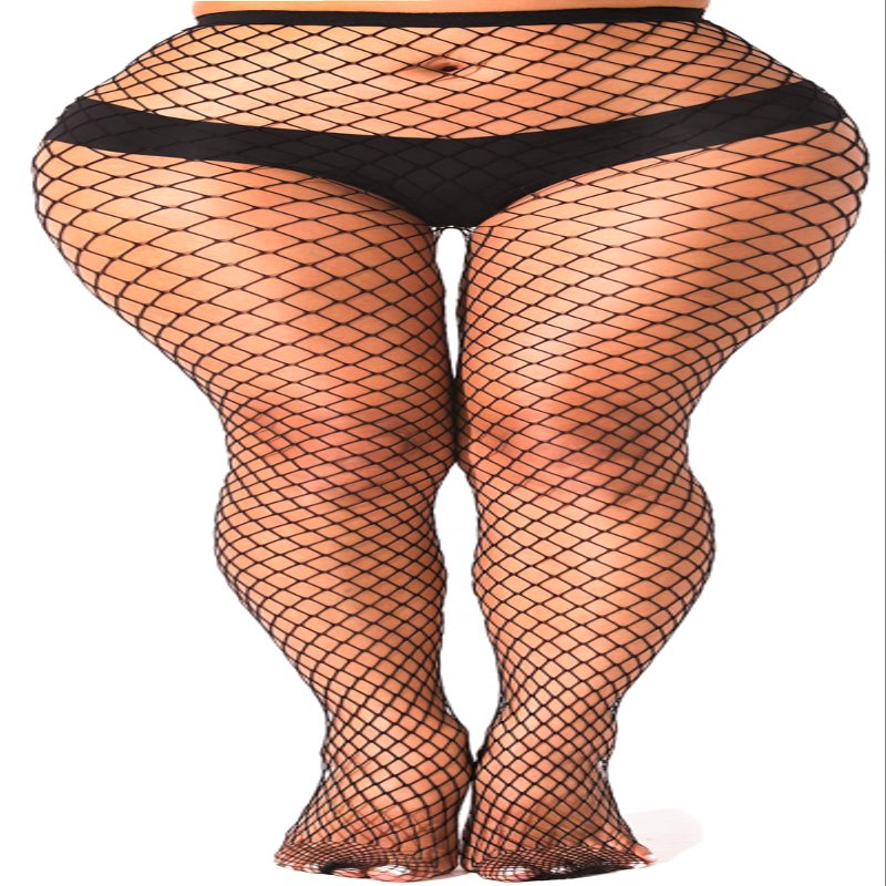 VOAKOW Black Fishnet Stockings Womens High Waist Tights for Women Party Mesh Stockings