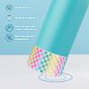 HEYSKAY 2PCS Silicone Boot Compatible with Owala 30oz & 40oz FreeSip Sway and 40oz Tumbler, Anti-Slip Bottom Boot Water Bottle Protective Sleeve(Colorful-lattice Flesh Pink/Transparent) view 3