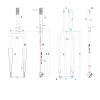 CDHPOWER 26" Springer Suspension Fork 1" Threaded,Cruiser Chopper Bike Dual Spring Classical Fork (Chromed) view 2