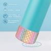 HEYSKAY 2PCS Silicone Boot Compatible with Owala 30oz & 40oz FreeSip Sway and 40oz Tumbler, Anti-Slip Bottom Boot Water Bottle Protective Sleeve(Colorful-lattice Orchid/Pink Dusk) view 3