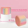 HEYSKAY 2PCS Silicone Boot Compatible with Owala 30oz & 40oz FreeSip Sway and 40oz Tumbler, Anti-Slip Bottom Boot Water Bottle Protective Sleeve(Colorful-lattice Orchid/Pink Dusk) view 4