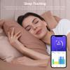 Tulbeys Fitness Tracker Smart Ring, Step Counter for Walking, Heart Rate Blood Oxygen Calorie Sleep Tracker Health Ring, IP68 Waterproof Design, Stainless Steel, 5-7 Days Battery Life(Silver, US9) view 3
