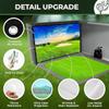 DPLXQPP Golf Simulator Impact Screen,Home Indoor Golf Simulator,Golf Simulator Impact Screen for Golf Training,for Projector Practice,300cm*600cm view 4