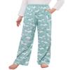 Arshiner Pajama Pants for Girls Long Sleep Plaid Pants Soft Lounge Pj Bottoms with Pockets Light Blue Rainbow Horses 11-12 Years view 1