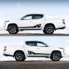 HAIORD 90Racing Stripe Car Sticker Mountain Graphic Decorative Door Waterproof Vinyl Decal Accessories for car Trucks Off-Road Vehicle transporters2PCS (Black) view 4