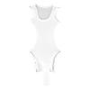 Generic Men'S Bodysuits Mesh Fitness Jumpsuits Thongs Wrestling Singlet Shapewear Jockstrap Lightweight Comfy Touch Underwear (White,Medium) view 1