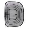 B Baosity Bike Basket Front Bicycle Basket Adult Storage Basket Metal Front Handlebar Basket for Adult Bikes for Sports Riding Shopping, 34cmx26cmx24.5cm, Black view 4
