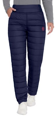 Little Donkey Andy Women's Puffer Pants Lightweight Warm Puffy Quilted Pants Winter Snow Ski Trousers Blue X-Large