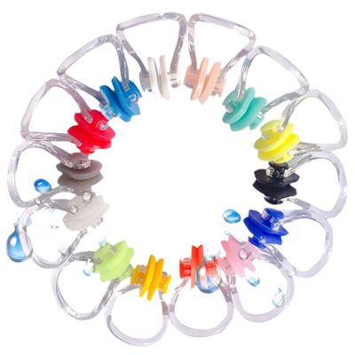 Lybunair 14PCS Waterproof Silicone Nose Clips for Swimming and Diving