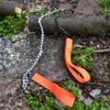Jorzer Pocket Chainsaw Folding Camping Saw Survival Saw Hand Rope Saw for Outdoor Camping Tool 11 Teeth Orange. view 3