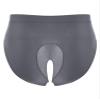 YiZYiF Sissy Panties Men's Silky Glossy Underwear Bikini Thongs Oily Swimming Lingerie Briefs 2# Grey A X-Large view 4