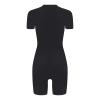 HULIJA Women's Short Sleeve One-Piece Swimsuit Zipper Front Rash Guard Beachwear Bathing Suit Athletic Surf Swimsuit Blue X-Large view 4