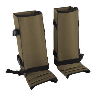 1 Pair Snake Gaiters Polyester Fiber Breathable Lightweight Snake Proof Leg Cover for Hiking Camping Mountaineering (OD Green)