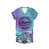 MOGUI I Dont Always Whoop Tshirt I Dont Always Whoop Shirt Casual Vintage T-Shirts Funny Letter V Neck Tee Funny Tank Tops Loose Tshirts Women Gifts Sky, 5X-Large view 1