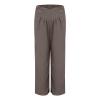 Straight Leg Pants Women Pantalones para Mujer Disco Pants Women Flowy Wide Pants for Women 2024 Boho Palazzo Pants for Women (F-Brown,X-Large) view 3