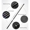 TUJISEK High Carbon Fishing Rod Telescopic Super Hard Ultralight Long Section Fishing Poles Long Distance Accurate 8m 9m 10m 11m 12m 13m 14m 15m 28tone Portable 111cm (Size : 11m) view 2