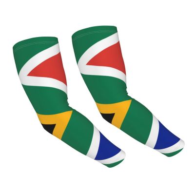 ASYG South African Flag Arm Sleeves Flag Cooling Sports Arm Sleeves Outdoor Sleeves For Women and Men