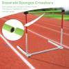Blazea Foam Track and Field Hurdles Training Equipment, Adjustable Height Agility Hurdles, Detachable Sports Speed Hurdles for Athletes Soccer (Color : 4PCS) view 2