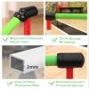 Blazea Foam Track and Field Hurdles Training Equipment, Adjustable Height Agility Hurdles, Detachable Sports Speed Hurdles for Athletes Soccer (Color : 4PCS) view 3
