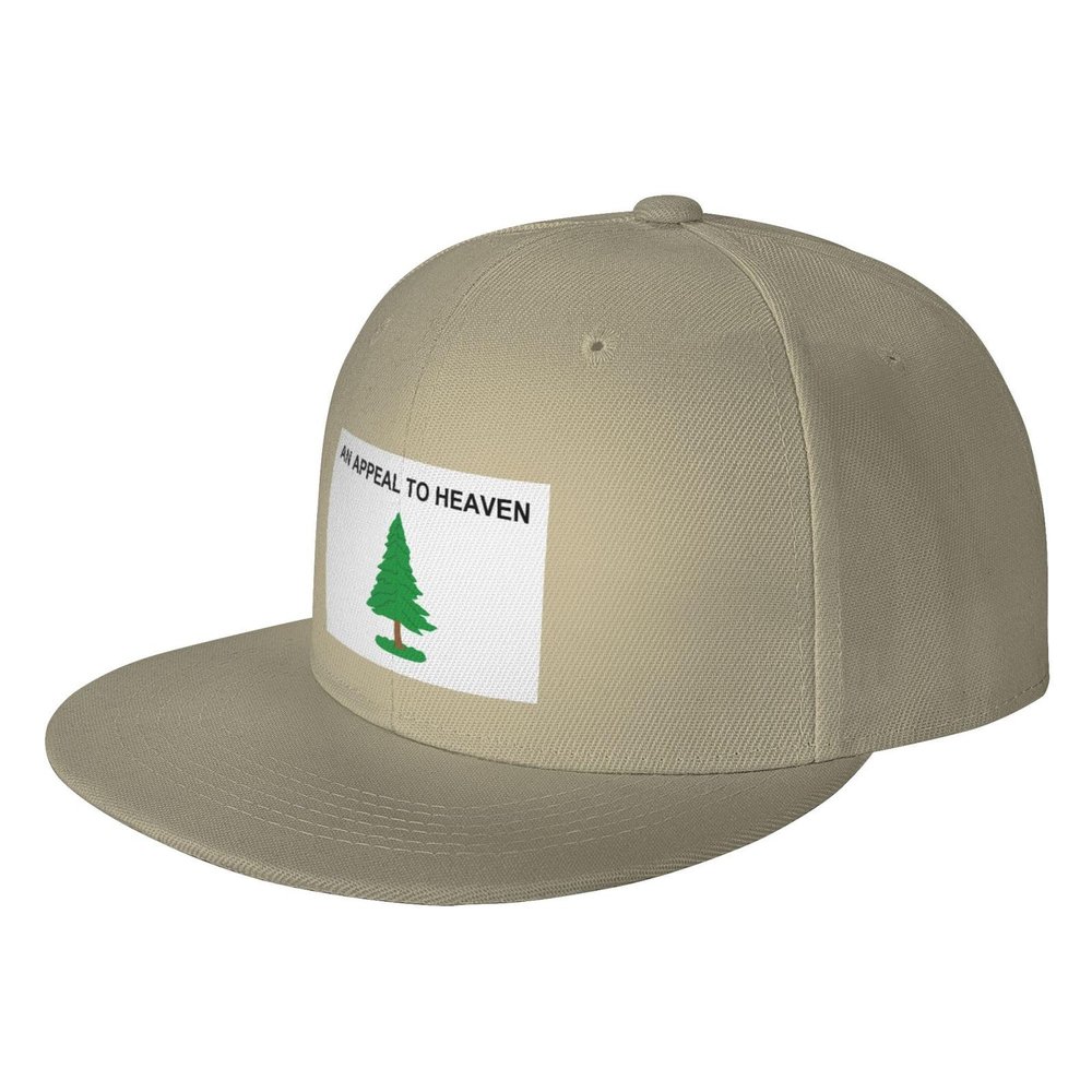 an Appeal to Heaven Flag Snapback Hats for Men Baseball Cap Trucker Hat Flat Brim Hats Natural