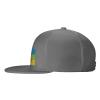 POOEDSO Berber Flag Snapback Hats for Men Baseball Cap Trucker Hat Flat Brim Hats Gray view 3