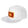King of Kandy Snapback Hats for Men Baseball Cap Trucker Hat Flat Brim Hats White view 1