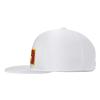 King of Kandy Snapback Hats for Men Baseball Cap Trucker Hat Flat Brim Hats White view 3