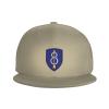 8th Infantry Division Patch Snapback Hats for Men Baseball Cap Trucker Hat Flat Brim Hats Natural view 2
