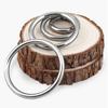 RAMBEX 304 Stainless Steel Circle Ring Solid Welded O-Circle Rust Ring Iron Ring Pet Pull Ring Fishing Net Pull Ring Hang Steel Ring (Color : 10mm (1Pcs), Size : 140mm) view 2