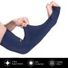 ASYG Fashion Alaskan State Flag Cooling Arm Sleeve Patriotic Arm Sleeves Outdoor Sports Sun Protection for Women Men view 3