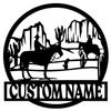 Custom Cowboy and Horse Metal Sign, Personalized Cowboy Metal Wall Art,Personalized Cowboy and Cowgirl Couple Sign, Personalized Cowboy Name Sign, Cowboy Home Decor,Knight Decoration (Style-9) view 1