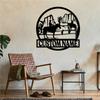 Custom Cowboy and Horse Metal Sign, Personalized Cowboy Metal Wall Art,Personalized Cowboy and Cowgirl Couple Sign, Personalized Cowboy Name Sign, Cowboy Home Decor,Knight Decoration (Style-9) view 3