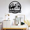 Custom Cowboy and Horse Metal Sign, Personalized Cowboy Metal Wall Art,Personalized Cowboy and Cowgirl Couple Sign, Personalized Cowboy Name Sign, Cowboy Home Decor,Knight Decoration (Style-9) view 4