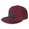 Mesh Style United States Thin Line Red White Blue Flag Snapback Hats for Men Baseball Cap Trucker Hat Flat Brim Hats view 1