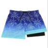 Sarfel Boys' Swim Trunks 8-10 - Kids Swimwear Shorts, Blue Gradient Coconut Palm view 1
