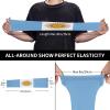 ASYG Argentina Flag Arm Sleeves Flag Cooling Sports Arm Sleeves Outdoor Sleeves For Women and Men view 4