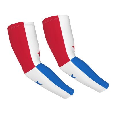 ASYG Panama Flag Arm Sleeves Flag Cooling Sports Arm Sleeves Outdoor Sleeves For Women and Men