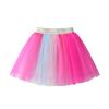 DXTON Girls Tutu Skirt Rainbow Toddler Tulle Ballet Dance Skirt for 2-8 Years SK265,7T view 1