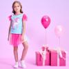 DXTON Girls Tutu Skirt Rainbow Toddler Tulle Ballet Dance Skirt for 2-8 Years SK265,7T view 3