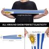 LVGOOKI Cute Uruguay Flag Arm Sleeves Cooling Sun Protection Sports Flag Sleeves for Men Women view 4