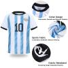 Soccer Jerseys for Kids Boys Girls Youth for Sport Football Training Uniform Soccer Fans Shirt Gift Kit Set view 3