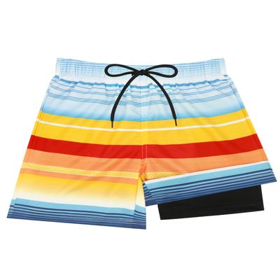 Sarfel Boys Swim Trunks with Compression Liner Boys' Swimwear Kids Swim Trunks Boys 6-7 Kids Swimsuits Boys Swim Shorts Boys 7T