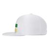 POOEDSO Flag of Lajas (Pr) Snapback Hats for Men Baseball Cap Trucker Hat Flat Brim Hats White view 3
