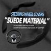 LADKHSNV Suede Car Steering Wheel Cover Compatible With Lamborghini Huracan Sterraot Huracan STO Huracan Tecnica Murcielago Revuelto Urus Exclusive Private Custom-made (Color : Red, Size : Urus) view 2