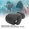 12oz Frosted Black PU Boxing Gloves,Ergonomic Punching Bag Gloves for Training Workout All Around Hand Guard and Support view 3