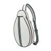 kowaku Tennis Bag Tennis Racket Bag Versatile Lightweight Players Carrying Bag Pickleball Bag Badminton Bag Tennis Crossbody Bag, Beige view 1