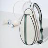 kowaku Tennis Bag Tennis Racket Bag Versatile Lightweight Players Carrying Bag Pickleball Bag Badminton Bag Tennis Crossbody Bag, Beige view 2